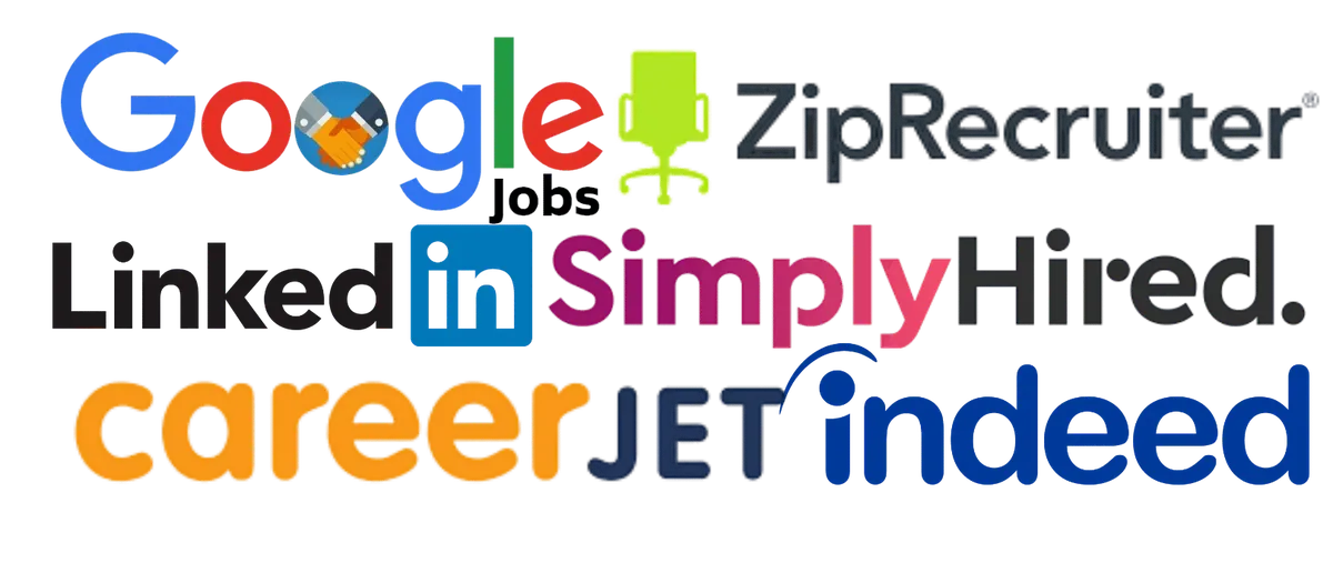 Examples of participating job sites in the Acquire4Hire distribution network