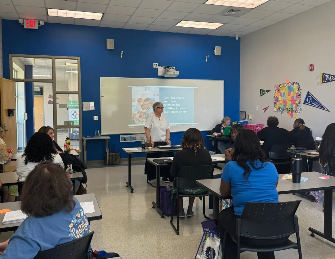 PSSA founders and staff working with South Carolina childcare programs