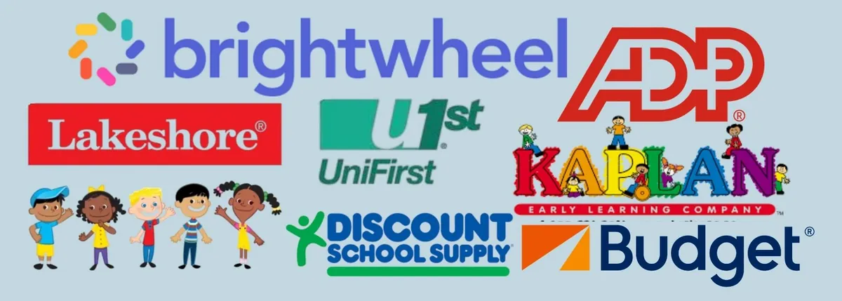 National vendor discounts and savings for childcare providers